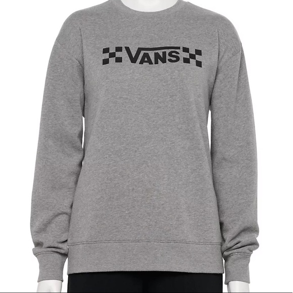 Juniors' Vans® Check Logo Crew Sweatshirt - Picture 3 of 8